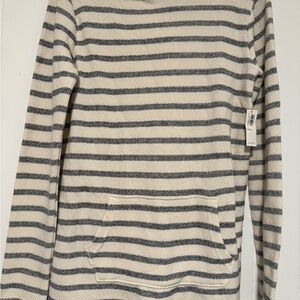 Striped Cali-Fleece Pullover Hoodie